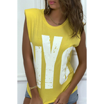 tee-shirt-sans-manches-jaune-avec-epaulettes-ecriture-nyc (1)