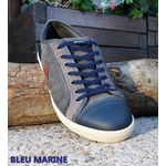 king caps lacets élastiques à capsules king-lacets bleu marine