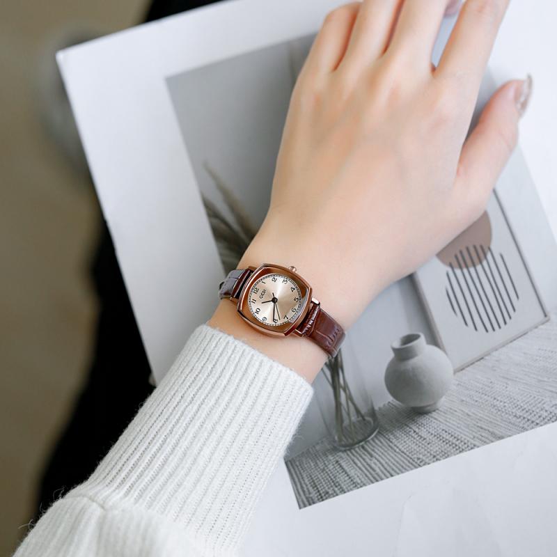 Montre-de-luxe-en-cuir-pour-femmes-d-contract-e-Simple-Quartz-la-mode