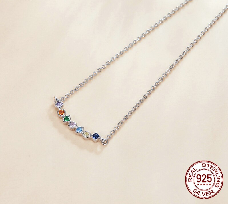 Bamoer-collier-en-argent-Sterling-925-arc-en-ciel-color-pour-femmes-bijoux-scintillants-et-brillants