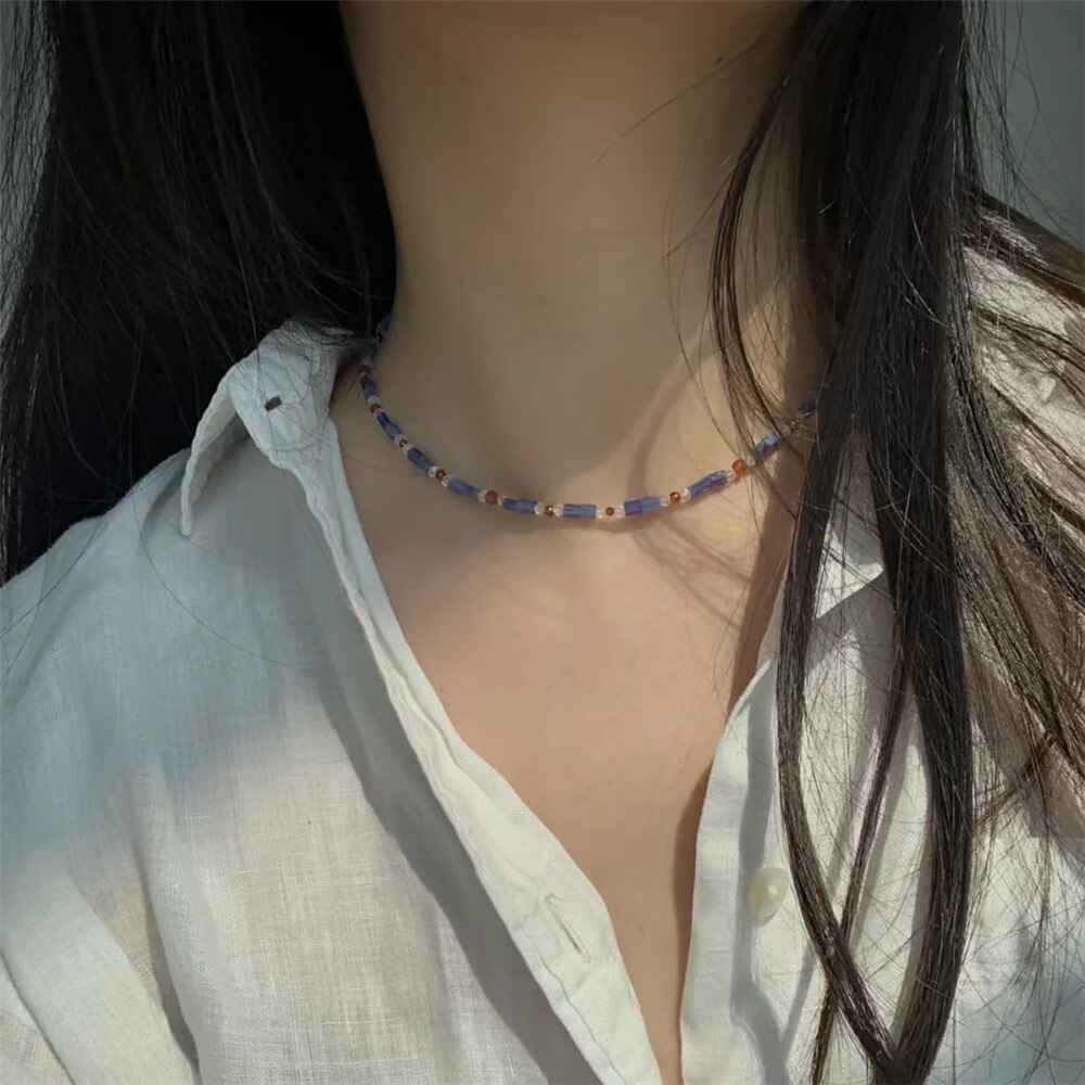 Collier-en-pierre-bleue-naturelle-pour-femmes-ensemble-de-2-pi-ces-Design-Original-fait-la