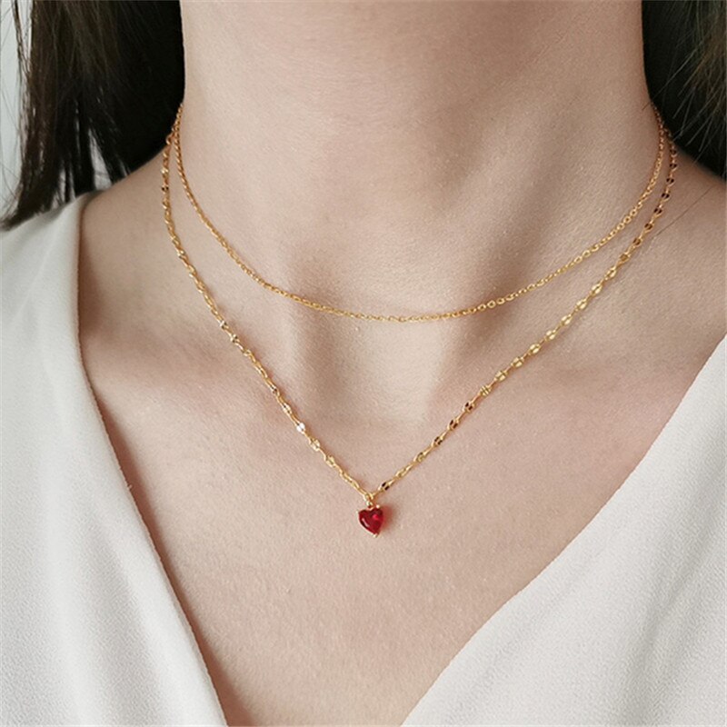 Collier-pendentif-en-cristal-coeur-rouge-Simple-europ-en-pour-femmes-bijoux-de-luxe-l-ger