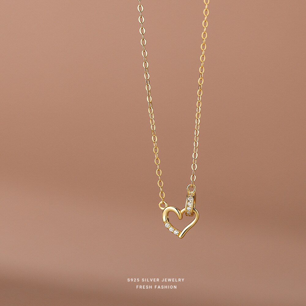 Collier-avec-pendentif-en-forme-de-c-ur-en-Zircon-pour-femme-et-fille-Micro-ensemble