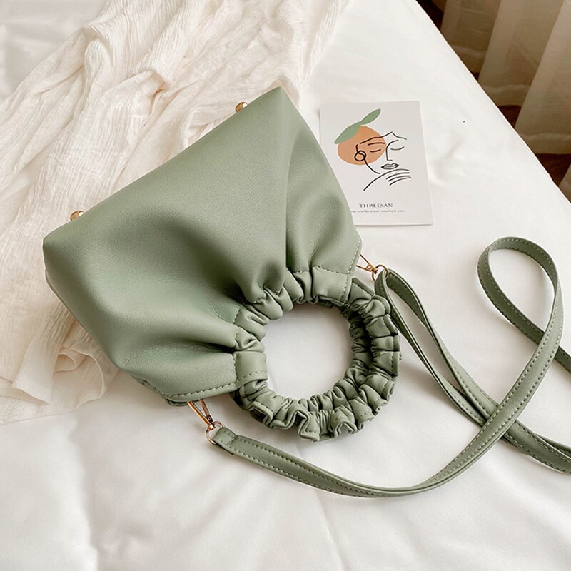 Sac-main-en-cuir-PU-souple-pour-femmes-sac-paule-simple-pliss-sac-chaussons-pochettes-de