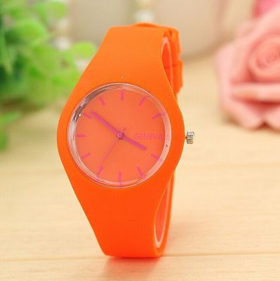 Montre-unisexe-bracelet-ultra-fin-en-silicone-accessoire-de-couleur-cr-me-montre-bracelet-de-loisirs