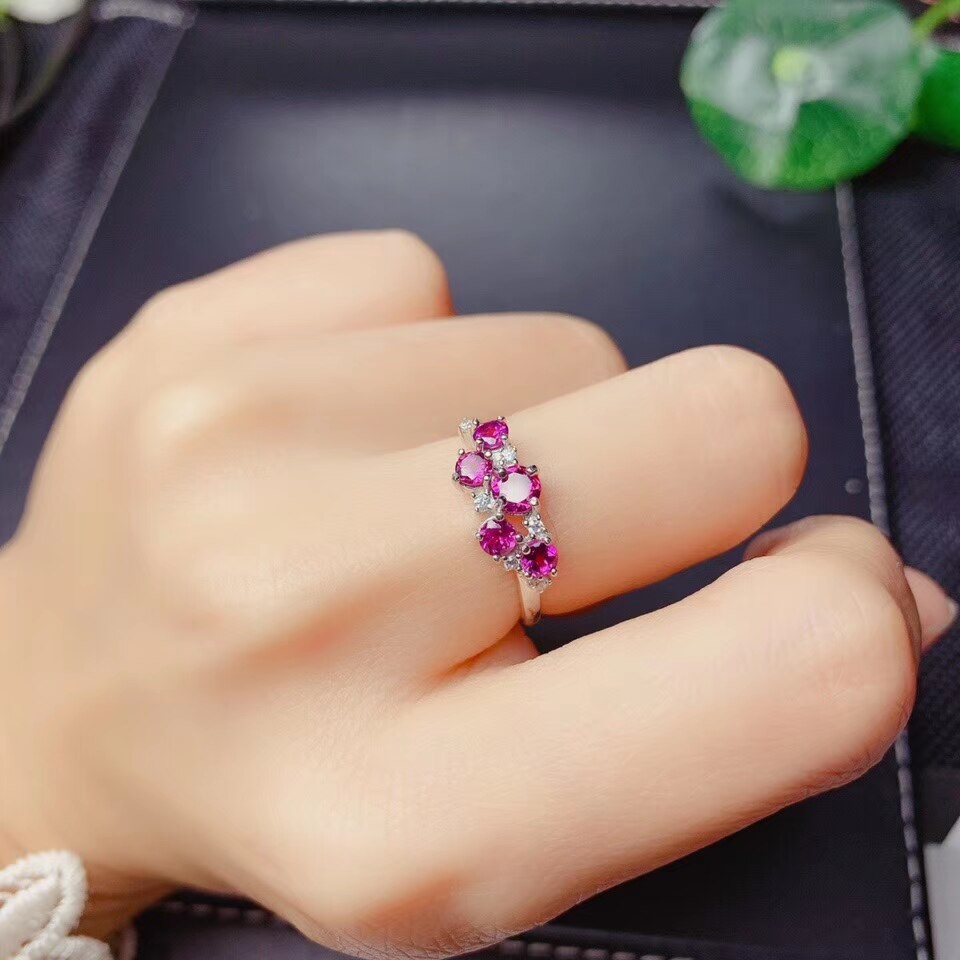 Bague-chic-classique-en-argent-925-grenat-naturel-pour-femme-bijou-redimensionnable-de-bonne-couleur-cadeau