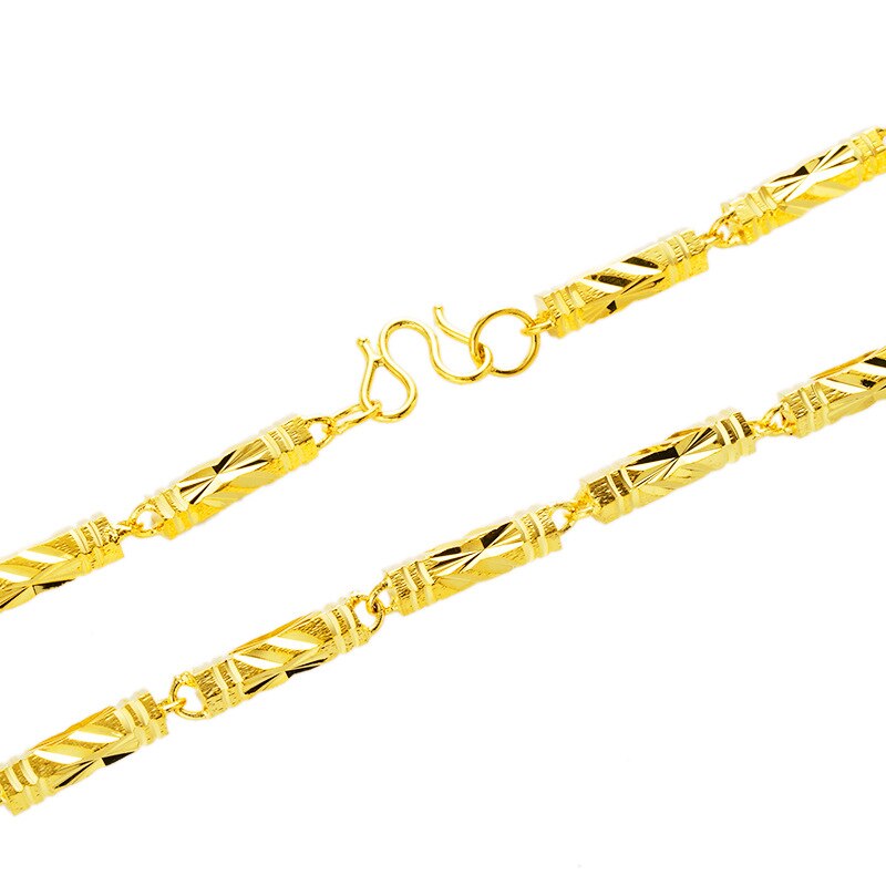 Promotion Chaîne en Or 24 carats, longueur 60, 50 ou 45 cm, pour homme/femme. Colliers/Vente