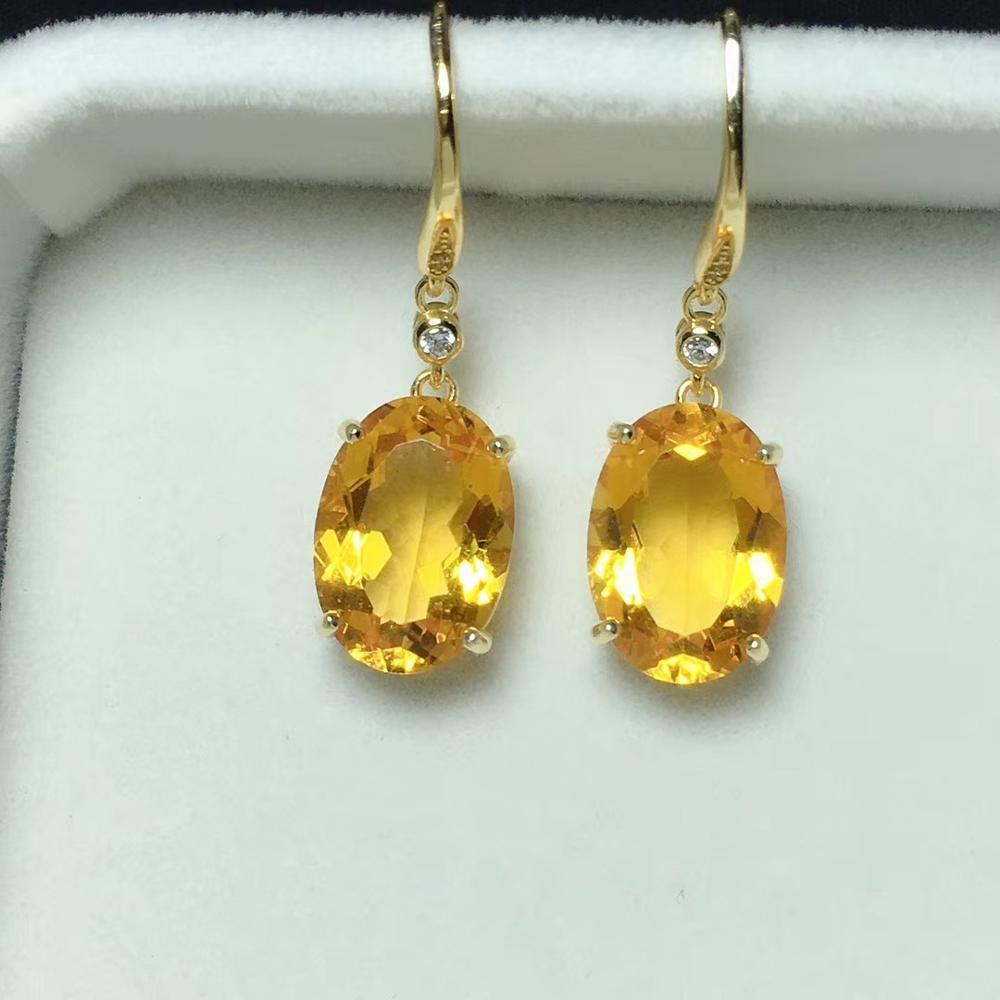 Boucle-d-oreille-en-argent-sterling-925-incrust-e-de-Citrine-pour-femme-magnifique-bijou-offre