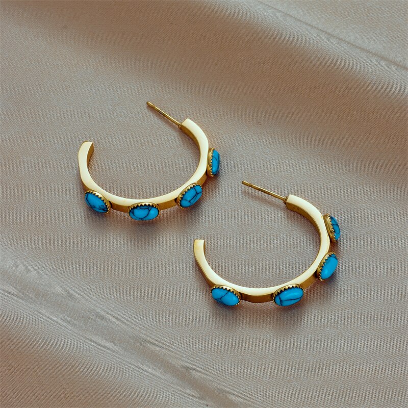 Boucles d'Oreilles 149236 en Or pour Femme en Tunisie, Bijoux Or 18 Carat