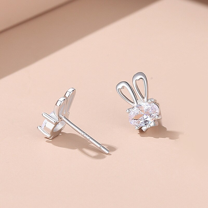 Boucles-d-oreilles-en-argent-Sterling-925-pour-femmes-bijoux-en-Zircon-motif-lapin-mignon-Design