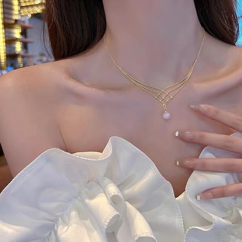 Collier-de-perles-magiques-en-m-tal-tiss-nouveau-Design-accessoires-de-bijoux-de-mode-pour