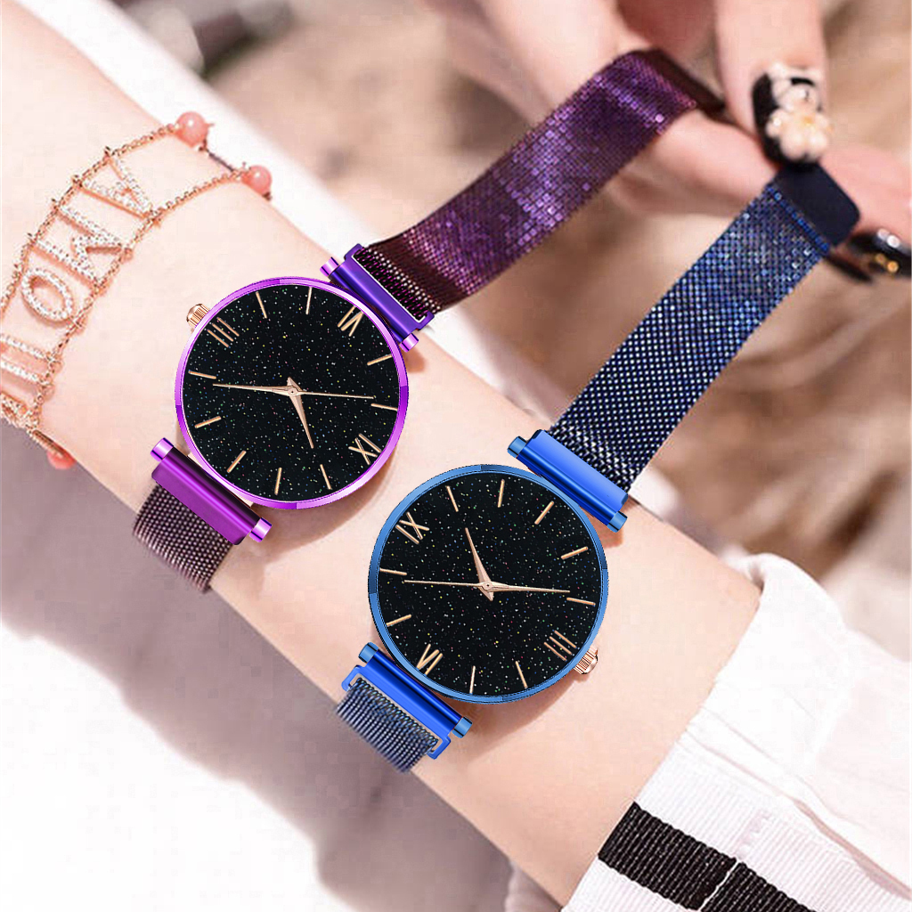 Montre-bracelet-Quartz-pour-femmes-nouvelle-marque-De-luxe-aimant-romantique-ciel-toil-2020