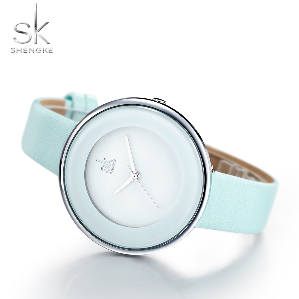 Shengke-montre-de-luxe-en-cuir-pour-femmes-minimaliste-la-mode-SK-horloge-Reloj-Mujer-Zegarek