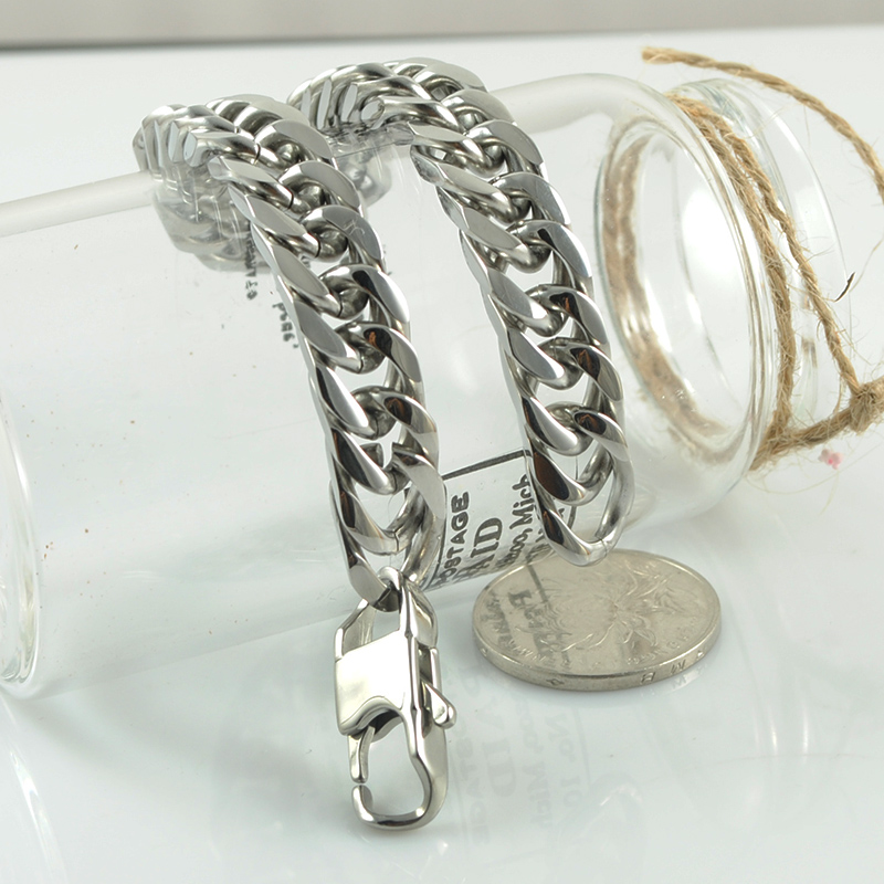 Gokadima-Bracelets-de-cha-nes-en-acier-inoxydable-pour-hommes-8mm-de-largeur-fermoir-Cool-lien