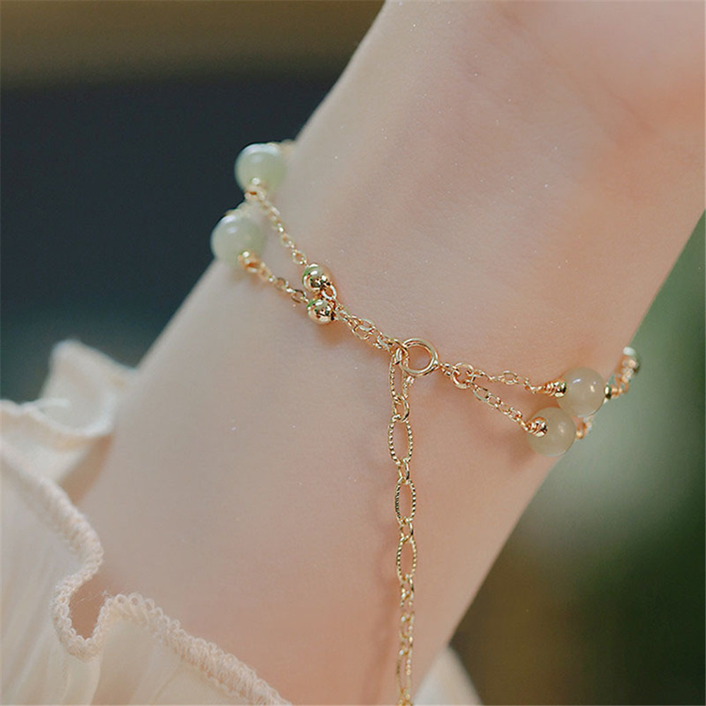 Bracelet-en-Jade-Hetian-naturel-perles-r-glables-Double-cha-ne-ornements-polyvalents-Design-de-Niche