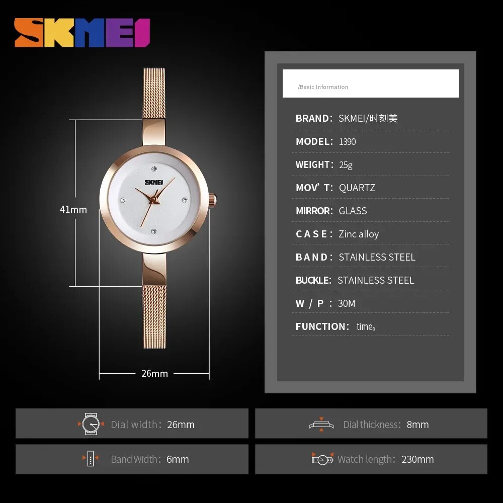 SKMEI-Montre-bracelet-d-contract-e-en-acier-inoxydable-pour-femme-montre-quartz-de-luxe-pour