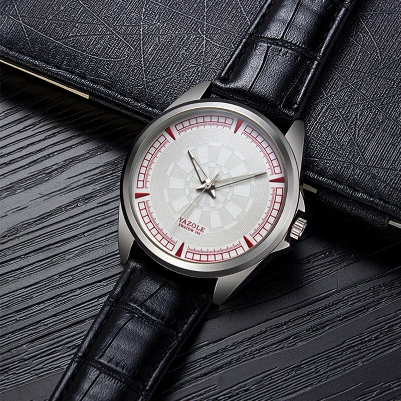YAZOLE-montre-de-Sport-en-cuir-pour-hommes-tanche-la-mode-de-marque
