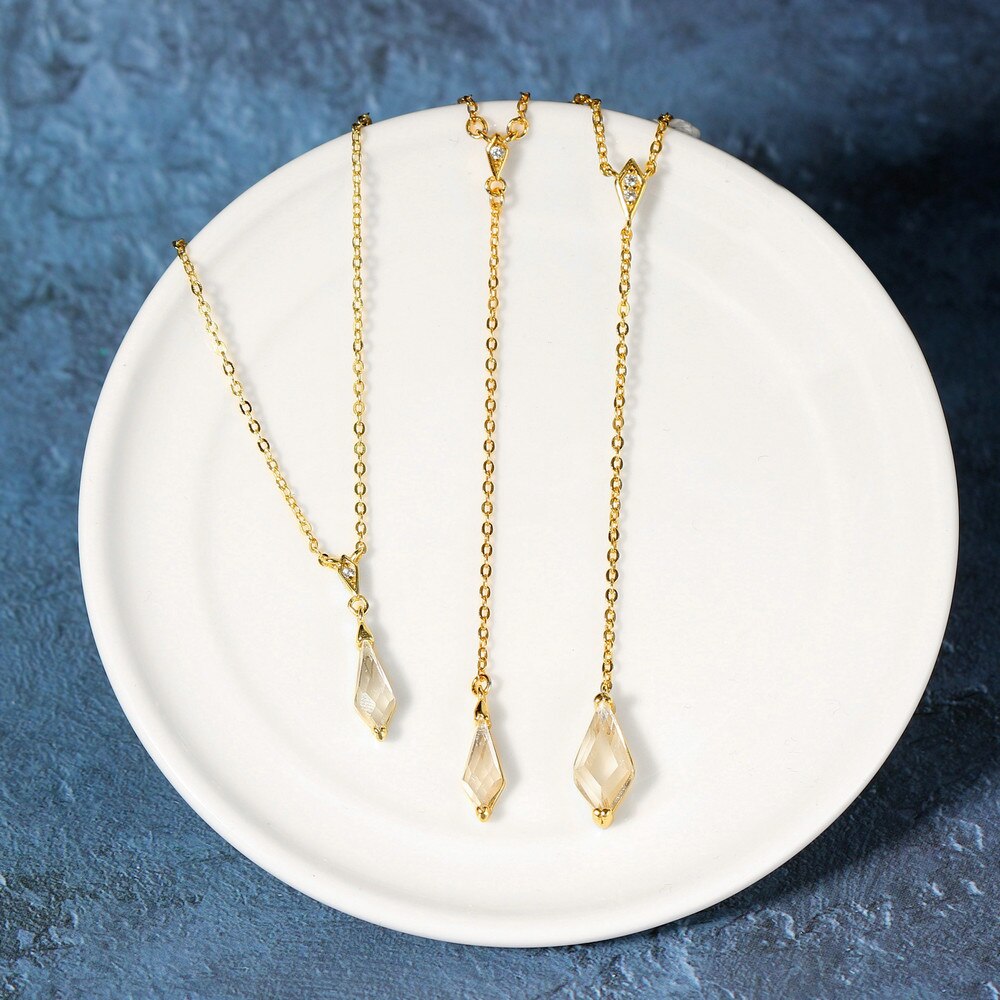 LAMOON-pendentif-Vintage-en-cristal-clair-pour-femmes-collier-Long-en-argent-Sterling-925-plaqu-or