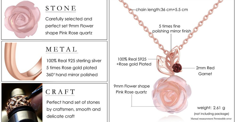 LAMOON-collier-en-argent-Sterling-925-avec-fleur-de-Rose-colliers-en-pierres-pr-cieuses-de