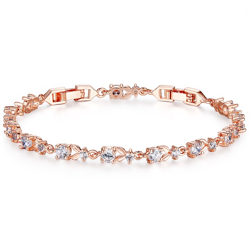 BAMOER-Bracelet-maillons-de-cha-ne-pour-femmes-bijoux-de-luxe-en-cristal-Zircon-cubique-AAA