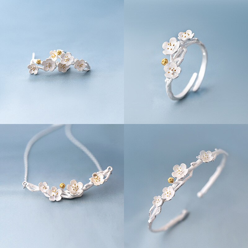 XIYANIKE-ensemble-de-bijoux-en-argent-Sterling-925-romantique-Sakura-fleur-de-prunier-exquis-fait-la