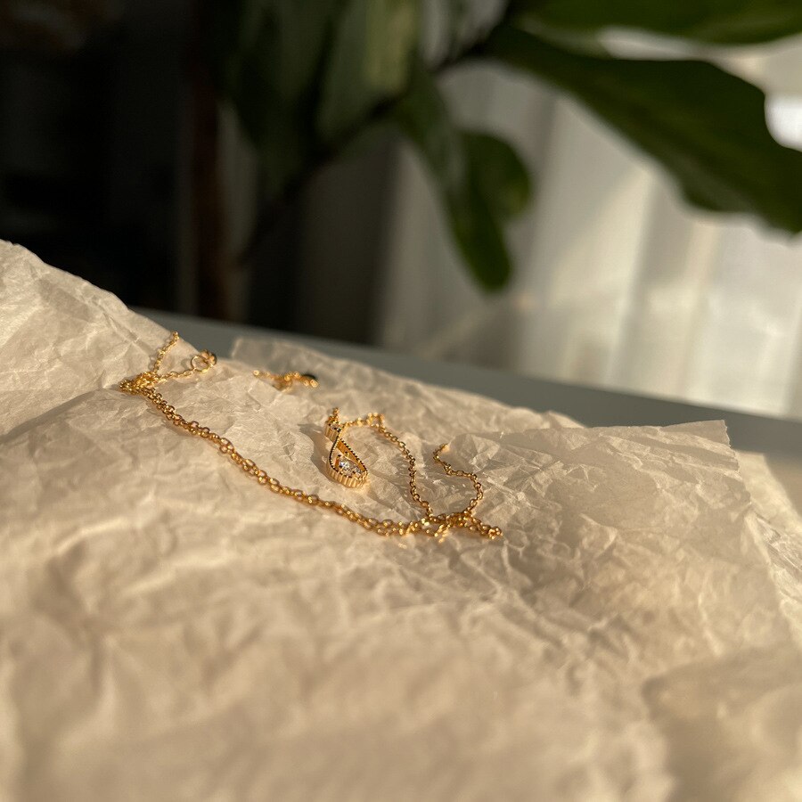 MOVESKI-collier-ras-du-cou-en-argent-Sterling-925-pour-femmes-pendentif-en-or-14K-bijoux