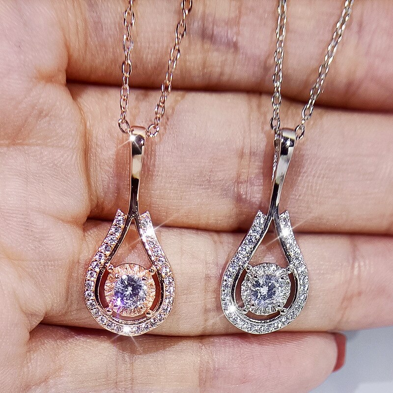 Collier-en-diamant-Sterling-925-v-ritable-pendentif-en-diamant-naturel-pur-Bijoux-de-no-l