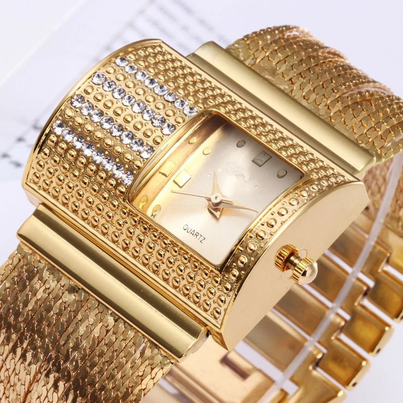 Montre-de-Luxe-tanche-avec-Bracelet-en-Acier-Dor-Accessoire-de-Marque-Sup-rieure-et-Mode