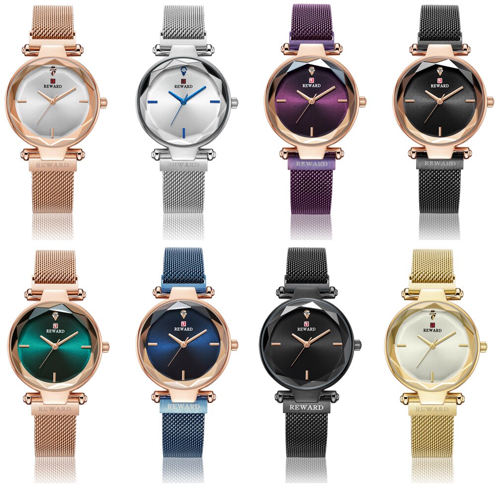 REWARD-montre-Simple-pour-femmes-montre-bracelet-Quartz-avec-boucle-magn-tique-en-or-Rose-tanche