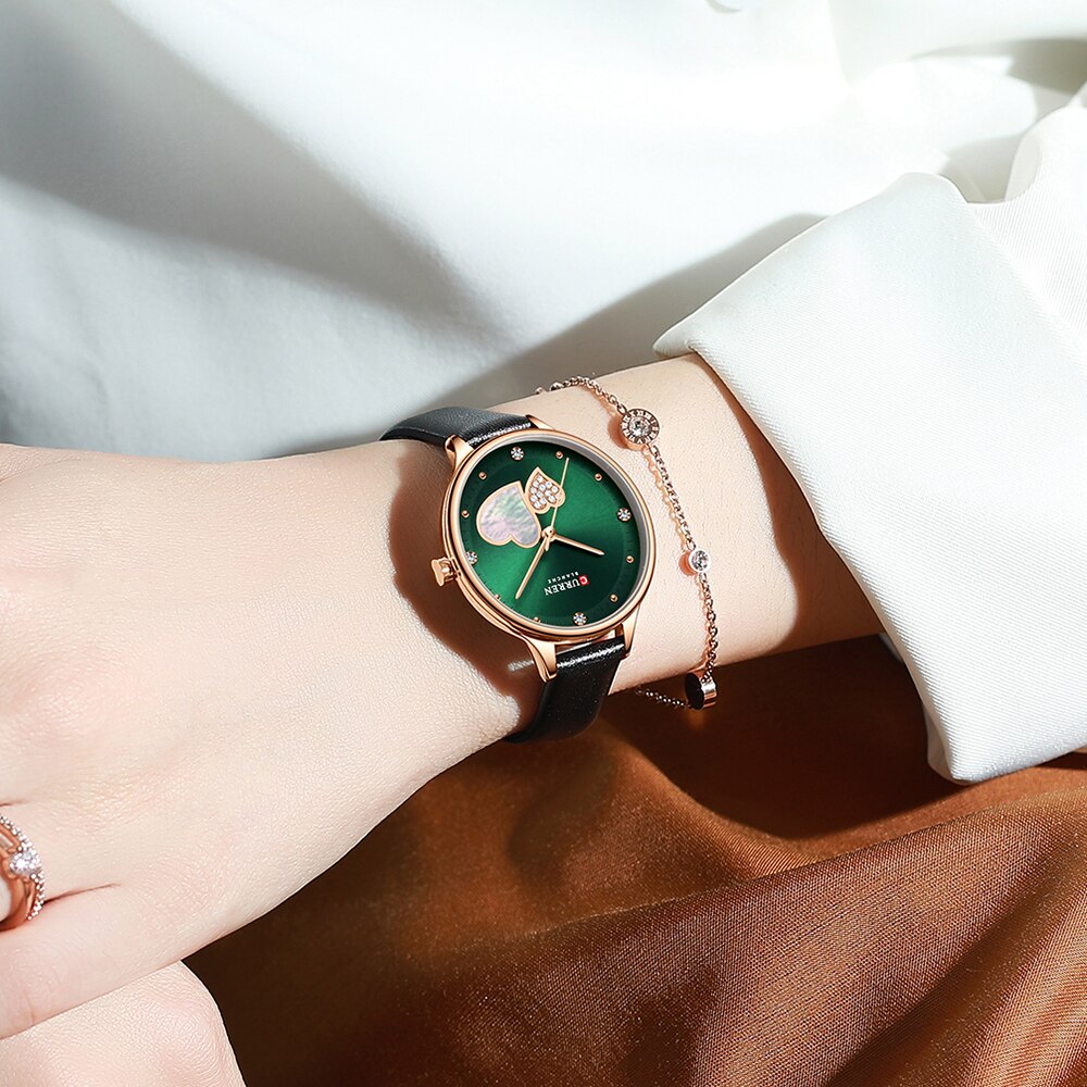 CURREN-montre-bracelet-en-cuir-pour-femmes-montre-bracelet-Quartz-avec-strass-charmante-la-mode-2020