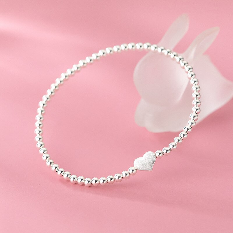 TrustDavis-Bracelet-en-argent-Sterling-925-authentique-pour-femmes-bijoux-tendance-minimaliste-en-perles-en-forme