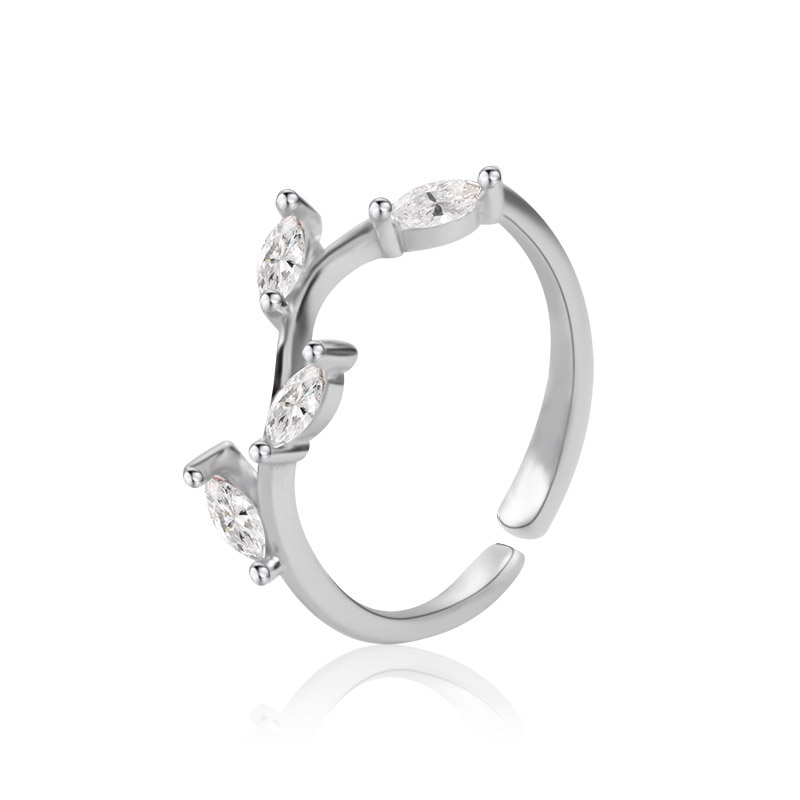 TrustDavis-bague-de-Cocktail-100-en-argent-Sterling-925-bijou-la-mode-feuilles-grande-taille-5