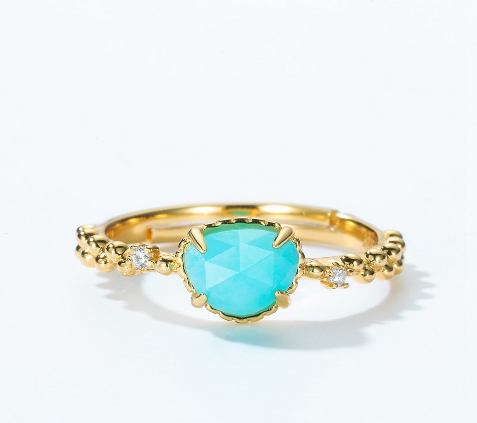 Bague amazonite online femme