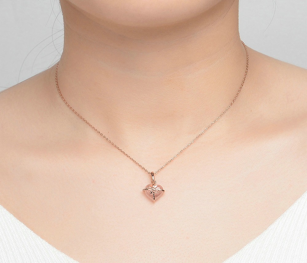 LAMOON-collier-en-argent-Sterling-925-pour-femmes-collier-en-pierre-de-Quartz-Rose-18K-plaqu