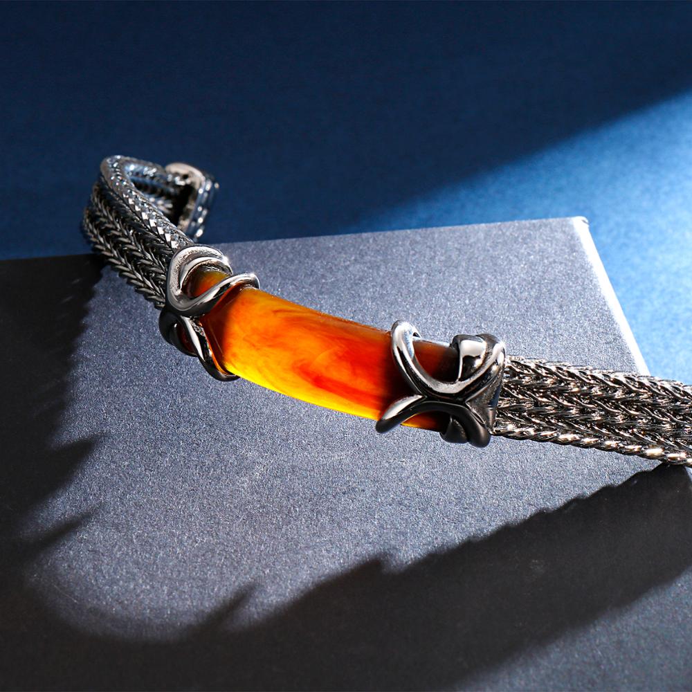 KALEN-Bracelet-mailles-en-acier-inoxydable-pour-hommes-accessoires-de-bijouterie-22cm-2020