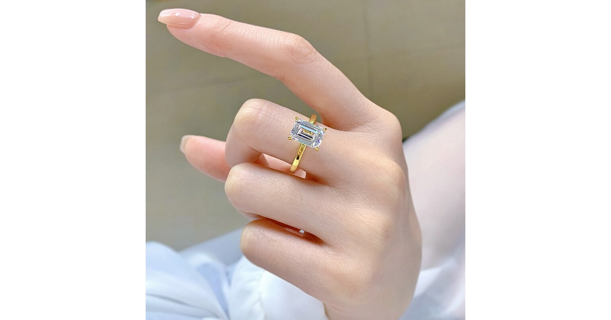 Bague Femme Or 14 Carats - Bague épaisse Empilable | Design Double Couche, Or Rempli, Cadeau élégant