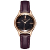 IBSO-montre-bracelet-de-luxe-pour-femmes-Quartz-avec-bracelet-en-cuir-bleu-avec-tranches-de