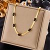 DIEYURO-collier-en-pierre-noire-ovale-en-acier-inoxydable-316L-pour-femmes-nouvelle-tendance-cha-ne