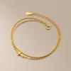 WOOZU-Bracelets-en-argent-Sterling-925-pour-femmes-cha-ne-maillons-en-perles-crois-es-bijoux
