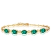 Bracelets-en-pierres-pr-cieuses-meraude-pour-femmes-couleur-or-14K-925