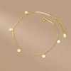 Cha-ne-de-cheville-ajustable-pour-femme-accessoire-de-joaillerie-longueur-925-CM-couleur-argent-or