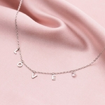 Trustdavis-collier-court-en-argent-Sterling-925-pour-femmes-pendentif-blouissant-avec-lettres-d-amour-en