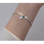 Bijoux tendance – Bracelet fille/ado, en argent 925/1000, motif papillon.