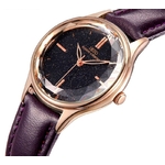 IBSO-montre-bracelet-de-luxe-pour-femmes-Quartz-avec-bracelet-en-cuir-bleu-avec-tranches-de