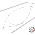 Bamoer-collier-avec-pendentif-c-ur-en-argent-Sterling-925-pour-femme-Double-couche-bijoux-fins