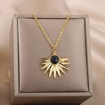 Collier-avec-pendentif-opale-verte-pour-femmes-en-acier-inoxydable-pierre-noire-la-mode-bijoux-esth