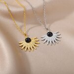 Collier-avec-pendentif-opale-verte-pour-femmes-en-acier-inoxydable-pierre-noire-la-mode-bijoux-esth