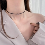 Collier-ras-du-cou-noir-pour-femmes-simple-temp-rament-bijoux-de-no-l-cadeau-nouveaut