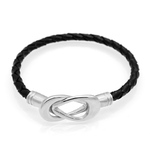 Bracelets-en-cuir-v-ritable-tress-tiss-noir-pour-femmes-bijoux-la-mode-croix-amour-infini