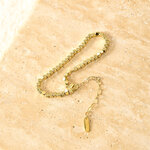 Bracelet-Vintage-plaqu-or-18-carats-pour-femmes-breloque-ronde-cha-ne-classique-bijoux-simples-pour